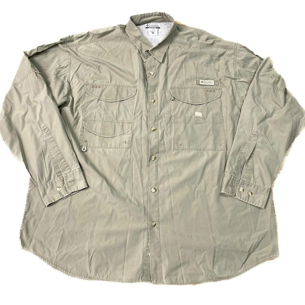 Columbia Sport PFG Fishing Shirt Long Sleeve Vented XXL
